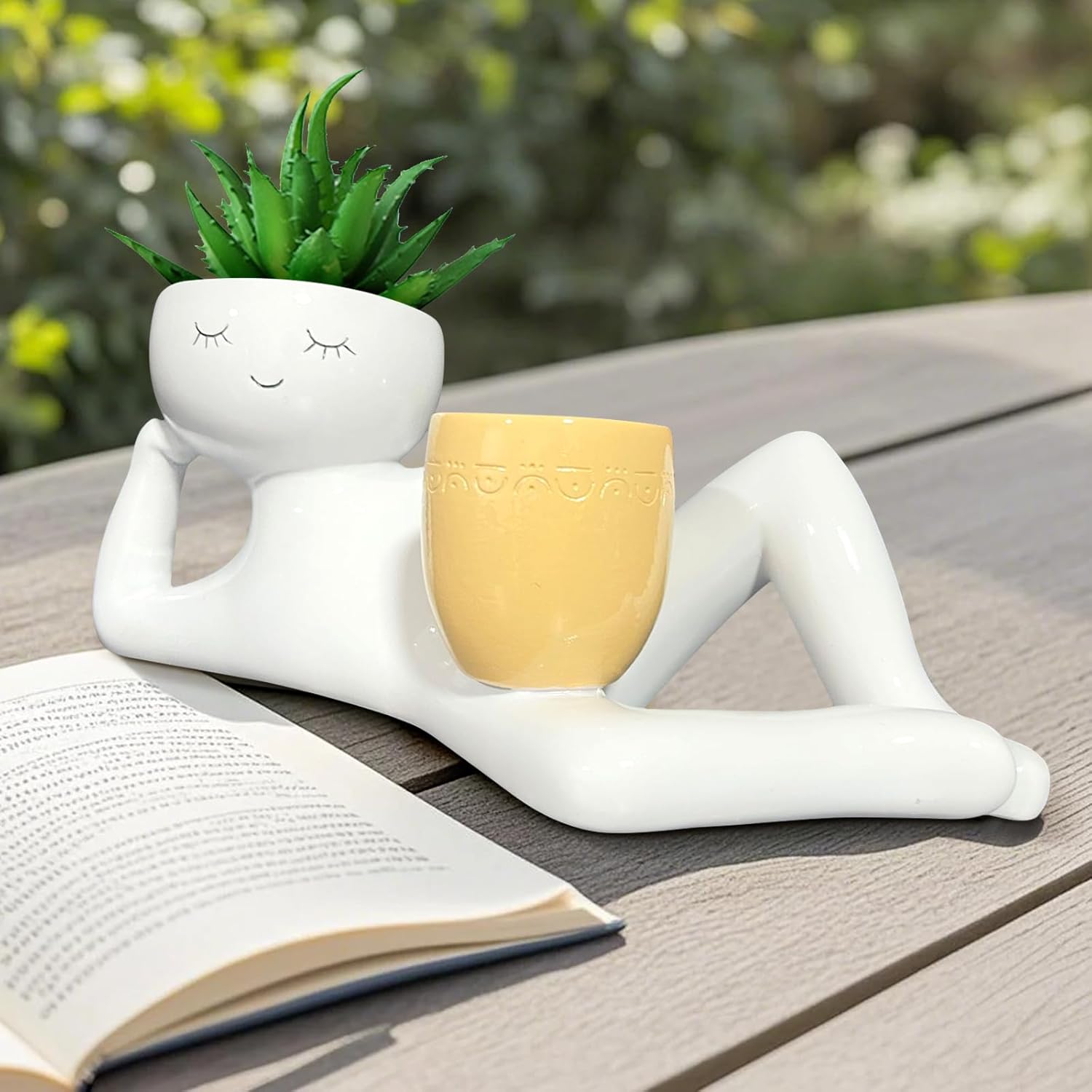 Lazy Little Guy Planter Unique – Cactus Mix Pot Bewertung und Preis