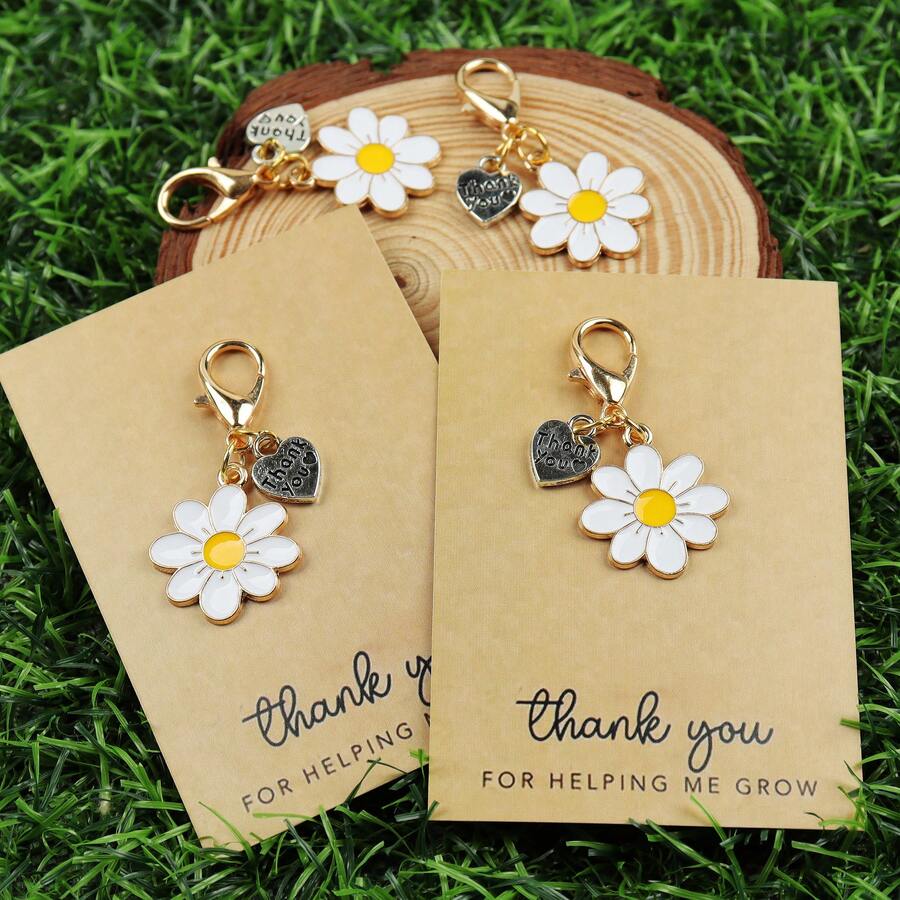 Enamel Daisy Keychains With Th – Plant Parental Bewertung und Preis