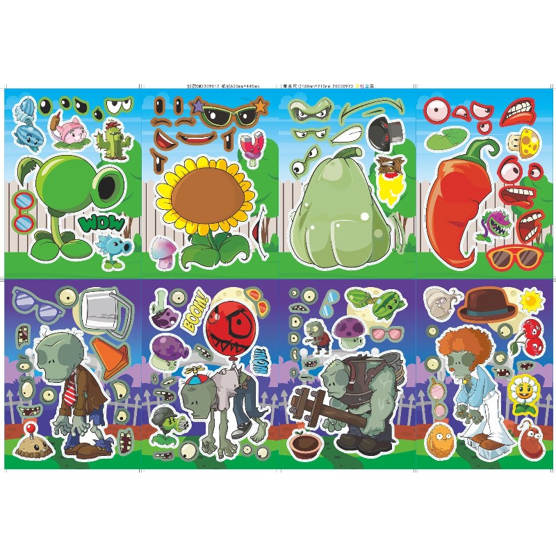 Plants Vs. Zombies Cute Cartoo – Plant Parent Sticker Bewertung und Preis