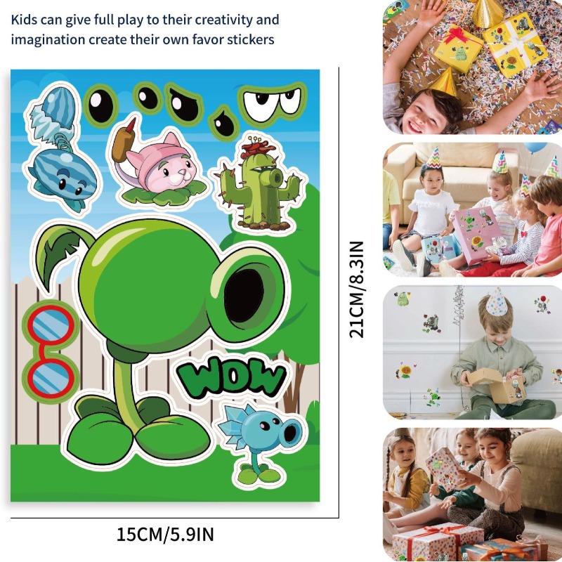 Plants Vs. Zombies Cute Cartoo – Plant Parent Sticker Bewertung und Preis