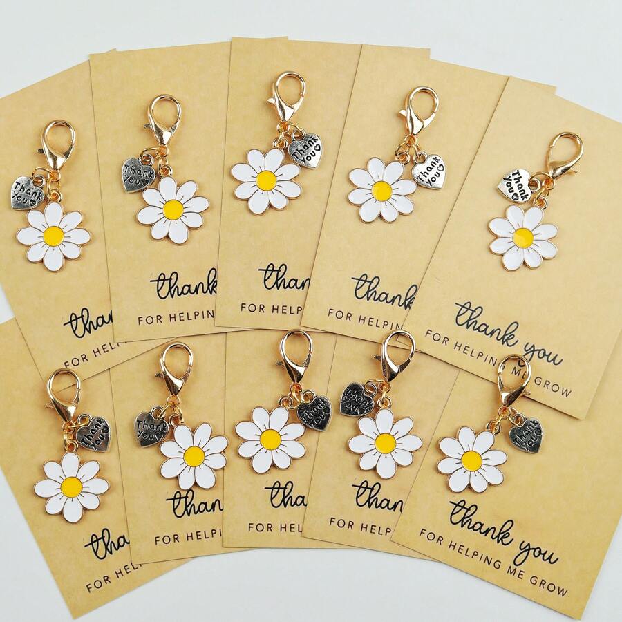 Enamel Daisy Keychains With Th – Plant Parental Bewertung und Preis