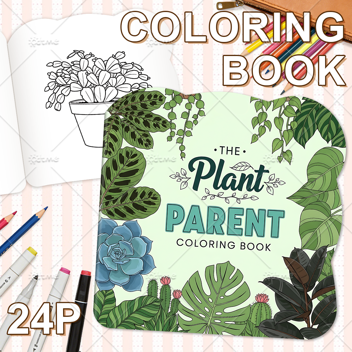 THE Plant PARENTE Coloring Boo – Plant Parent Coloring Book Bewertung und Preis