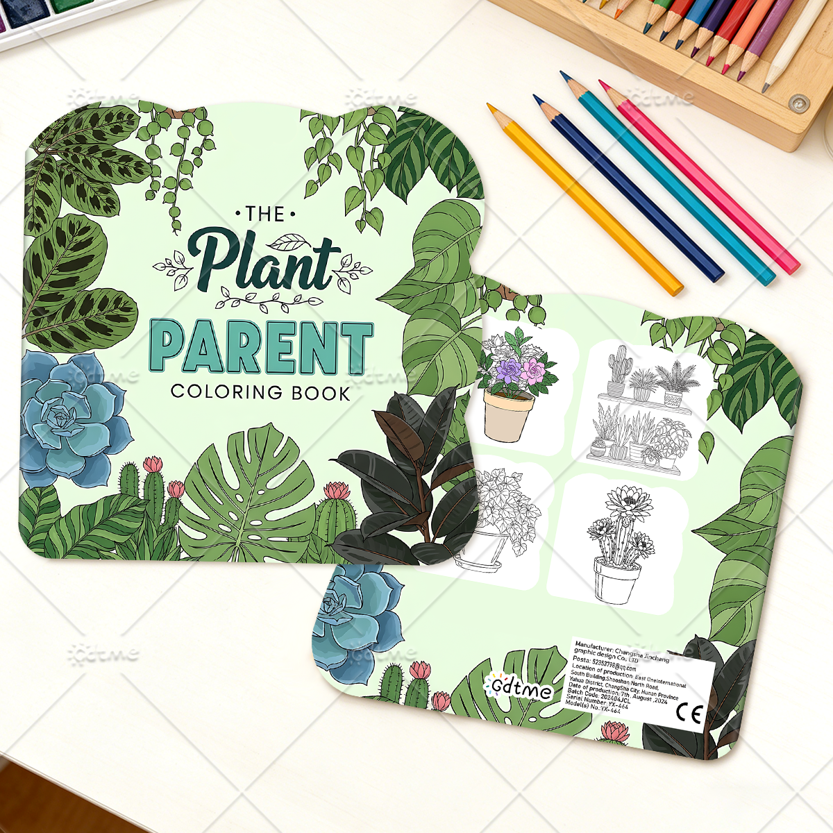 THE Plant PARENTE Coloring Boo – Plant Parent Coloring Book Bewertung und Preis