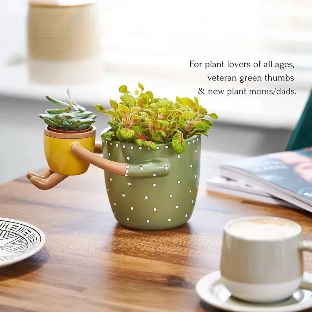Resin Parent-child Flowerpot w – Plant Parental Bewertung und Preis